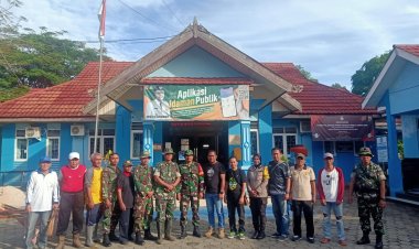 Cegah Banjir Lurah Dan TNI/POLRI, Bersama Masyarakat Bersihkan Drainase.