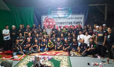 Dukung Kegiatan Buka Bersama KSBK+ Dan Mitra, Iptu Agung Ikut Berbagi Untuk Anak yatim.