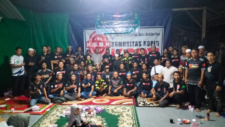 Dukung Kegiatan Buka Bersama KSBK+ Dan Mitra, Iptu Agung Ikut Berbagi Untuk Anak yatim.