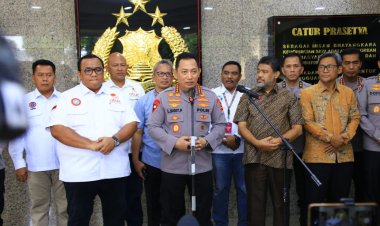 Terima Audiensi Para Buruh, Kapolri Apresiasi Upaya Menjaga Ruang Demokrasi
