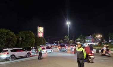 Ploting Rutin Satlantas Polres Banjarbaru Antisipasi Kemacetan Di Beberapa Titik