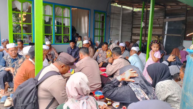 Jumat Curhat Polsek Aluh Aluh, Imbau Warga Bahaya Listrik Saat Air Pasang