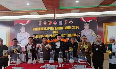 12,565 Gram Sabu Di Musnahkan, Bentuk Keseriusan Polres Banjarbaru Perangi Narkoba
