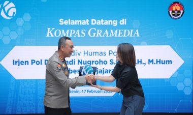 Media Visit ke Kompas Gramedia, Kadivhumas Polri Perkuat Sinergisitas