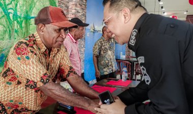 Temui Tokoh di Jayapura, Ada Pesan Penting dari Kasatgas Humas Ops Damai Cartenz 2025