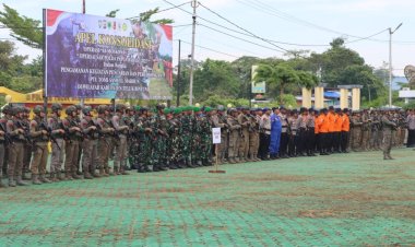 Kapolda Papua Barat Pimpin Apel Konsolidasi Papua Barat 2025