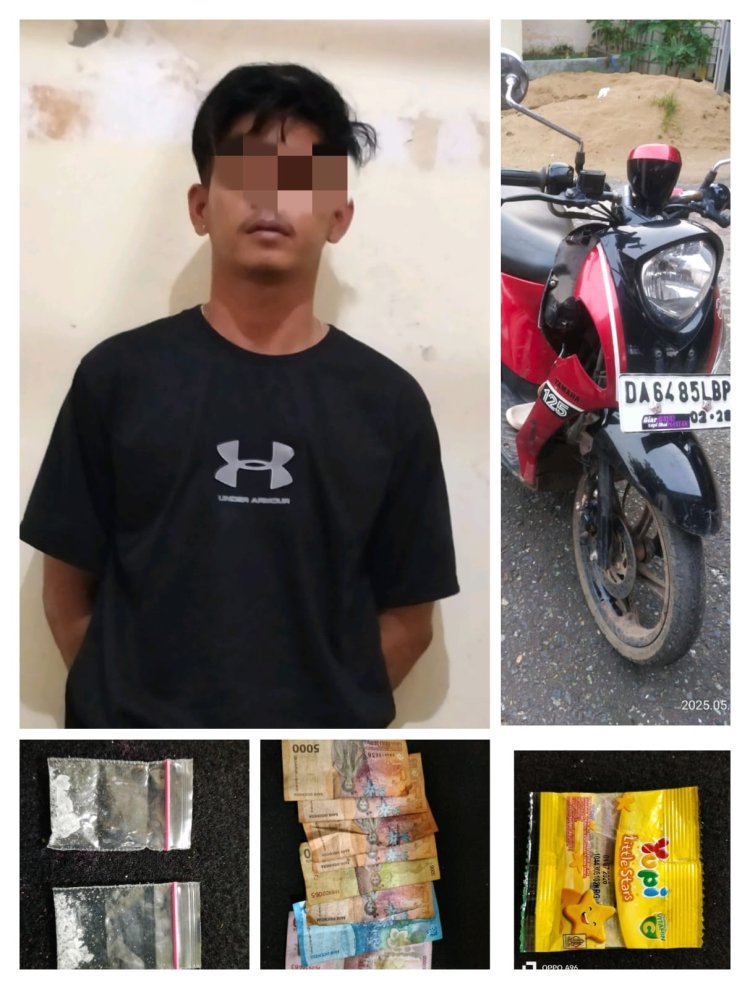Hasil Pengembangan Kasus Polres Banjarbaru Berhasil Tangkap Satu Pelaku Penjual Sabu