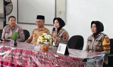 Polwan Banjarbaru Gaungkan "Rise and Speak" di SMAN 2: Ajak Pelajar Berani Bicara, Berani Bertindak