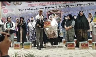Alumni Dikmaba Polri 2001 Kalsel Gelar Reuni, Tebar Kepedulian Lewat Santunan