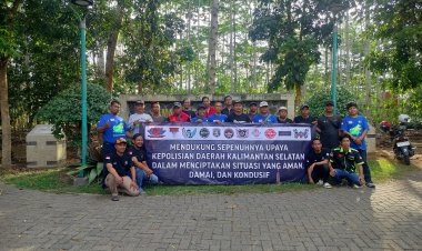 11 Komunitas di Kalsel Deklarasikan Dukungan untuk Kamtibmas Kondusif