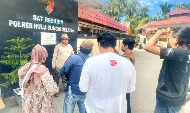 Dugaan Pungli Pembebasan Lahan Tambang, Empat Kades Di HSS Dilaporkan Ke Kantor Polisi