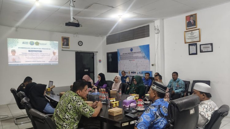 Perkuat Mental dan Integritas Pegawai, BNNK Banjarbaru Gelar Pengajian Rutin.