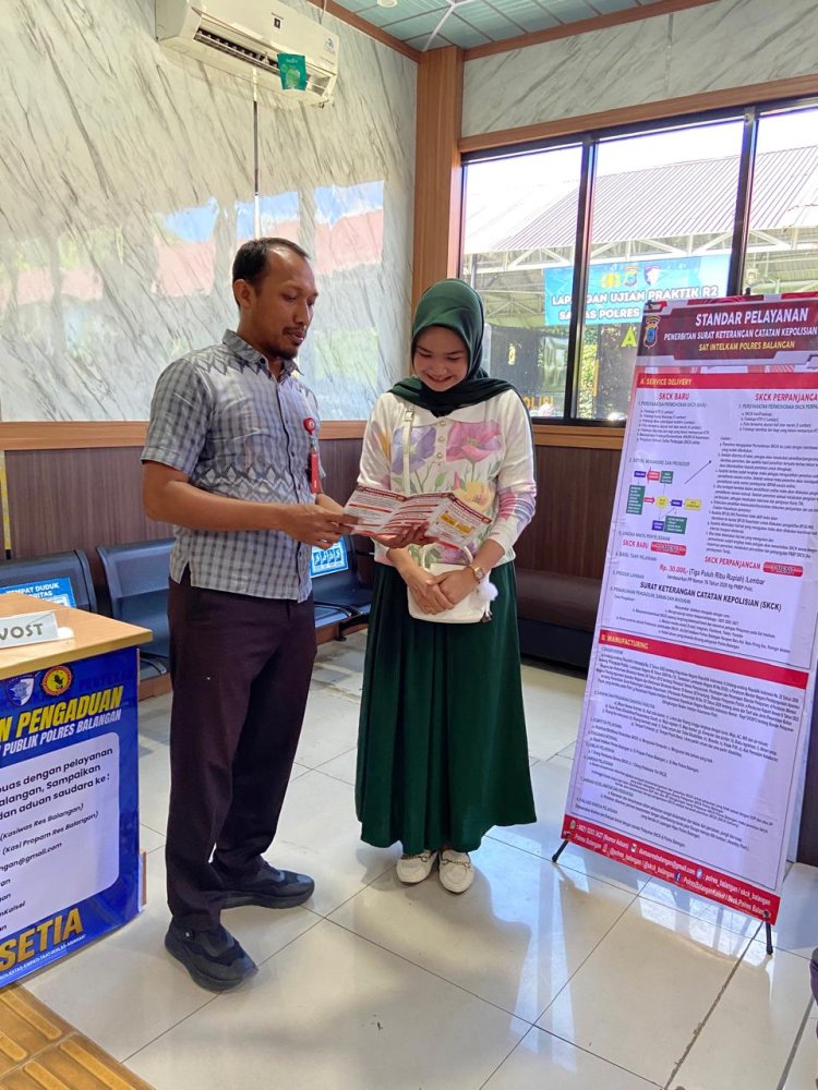 Kini Urus SKCK di Polres Balangan Cukup Lewat Aplikasi Super App POLRI