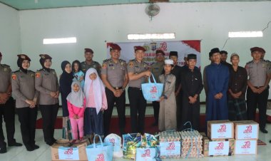 Sat Reskrim Polres Balangan Tebar Kepedulian Lewat Bakti Sosial di Hari Jadi Reserse ke-78