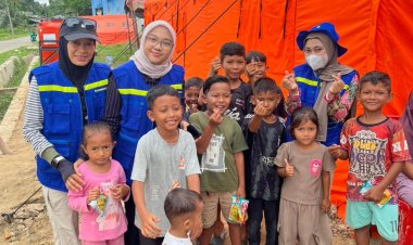 Pahrina Relawan Bhayangkari Kalsel Ungkap Perjuangan Menembus Lokasi Banjir Bandang Aceh