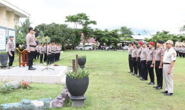 69 Personel Polres Banjarbaru Naik Pangkat, Kapolres Ingatkan Amanah dan Keteladanan