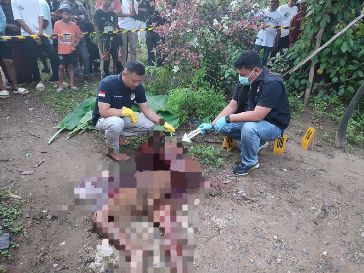 Tantangan Berujung Maut, Pria Sungai Tiung Tewas Tubuh Penuh Luka Ditebas Parang