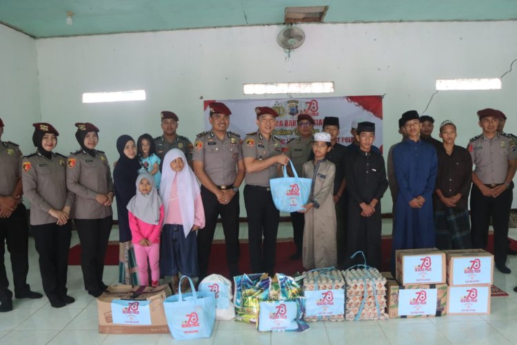 Sat Reskrim Polres Balangan Tebar Kepedulian Lewat Bakti Sosial di Hari Jadi Reserse ke-78