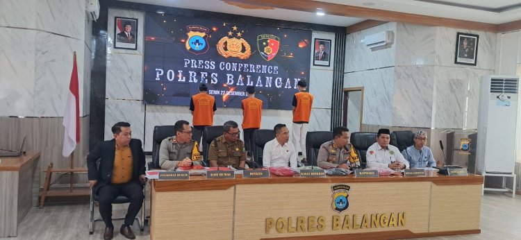 Konferensi pers Video Asusila Sesama Jenis, Kapolres Balangan: Ancaman Pidana 12 Tahun Penjara