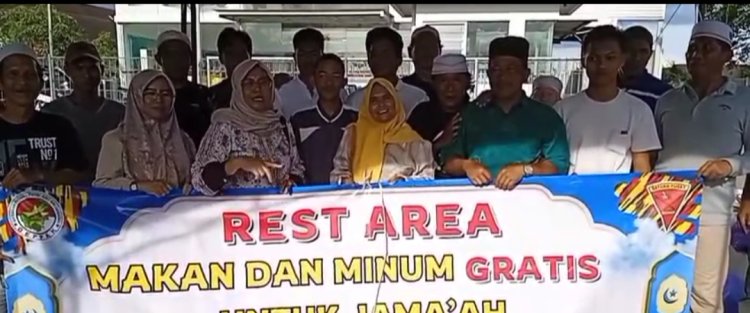 GEPPAK Dirikan Rest Area Dan Bagikan Ribuan Konsumsi untuk Jamaah 5 Rajab