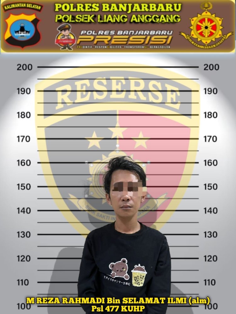 Curi HP Di Ponsel, Pelaku Berhasil Di Bekuk  Reskrim Opsnal Polsek Liang Anggang