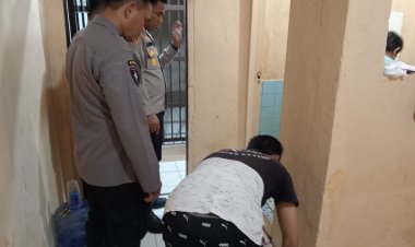 Polsek Cempaka Lakukan Kontrol Rutin Tahanan, Pastikan Keamanan dan Pengawasan Optimal