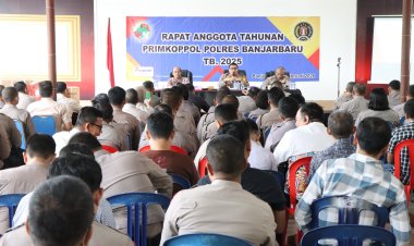 RAT Primkoppol Polres Banjarbaru, Kapolres Tekankan Profesionalisme dan Kesejahteraan Anggota
