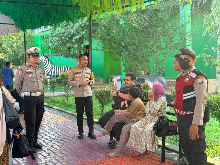 POLSEK CEMPAKA AMANKAN EMPAT OBJEK WISATA, IPDA M.  BUSTAN PASTIKAN LIBUR LEBARAN AMAN DAN KONDUSIF