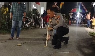 Polsek Liang Anggang Hidupkan Tradisi Balogo, Warga Antusias Meriahkan HUT Bhayangkara ke-80