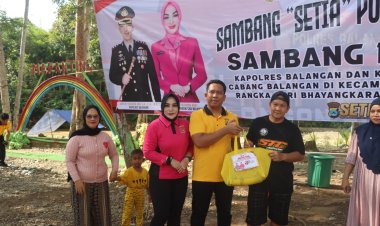 Polres Balangan Gelar Aksi Bersih Wisata Sungai Meranting Sambut Hari Bhayangkara ke-80