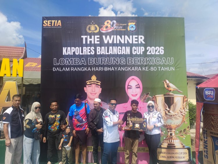 Kapolres Balangan Cup 2026 Meriah, Penghobi Burung Berkicau Se-Kalimantan Ramaikan Ajang Silaturahmi