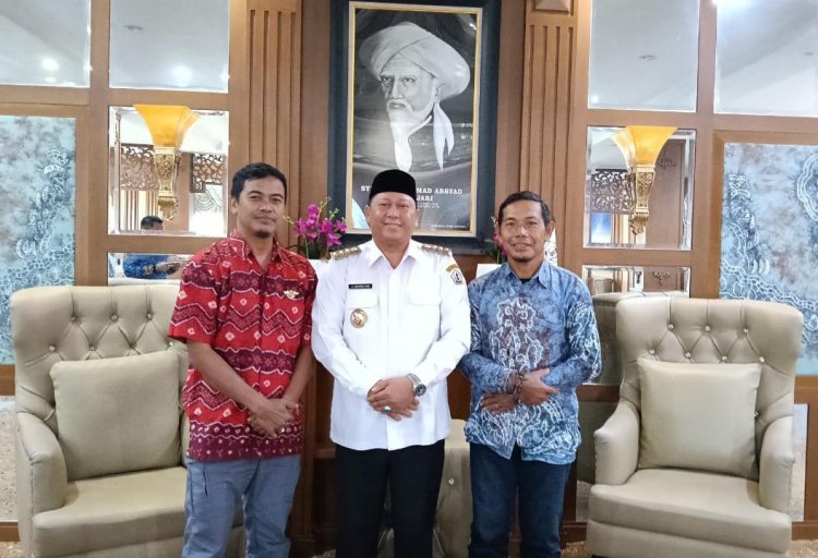 Silaturahmi dengan Bupati Bahrul Ilmi, GEPPAK Barito Kuala Siap Bersinergi Bangun Banua