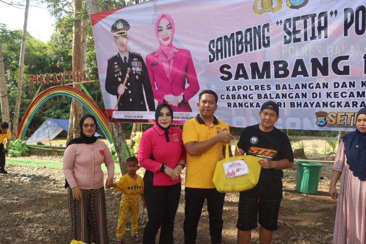 Polres Balangan Gelar Aksi Bersih Wisata Sungai Meranting Sambut Hari Bhayangkara ke-80
